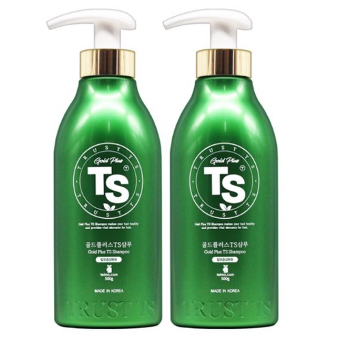 Set dầu gội TS Shampoo Gold Plus 500ml+500ml/ TS 골드 플러스 샴푸 500ml +500ml