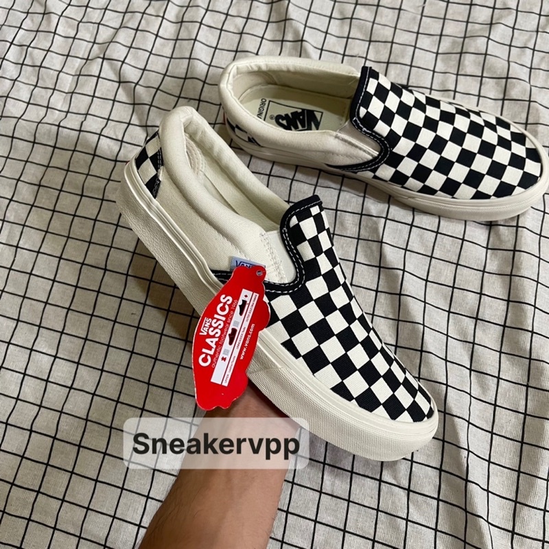 [Full box-bill] giày Vans caro vault lười silipon cao cấp