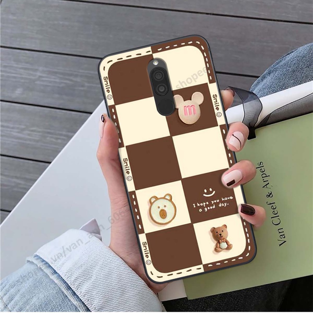 Ốp lưng Xiaomi Redmi 8 hình gấu, kẹo dễ thương cute