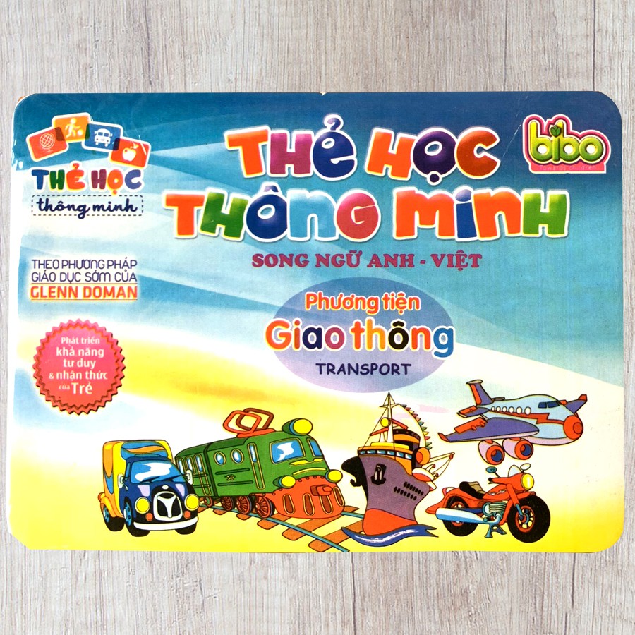 Thẻ Học Flashcards Thông Minh Song Ngữ Bibo Chủ Đề Động Vật Nuôi Cho Bé