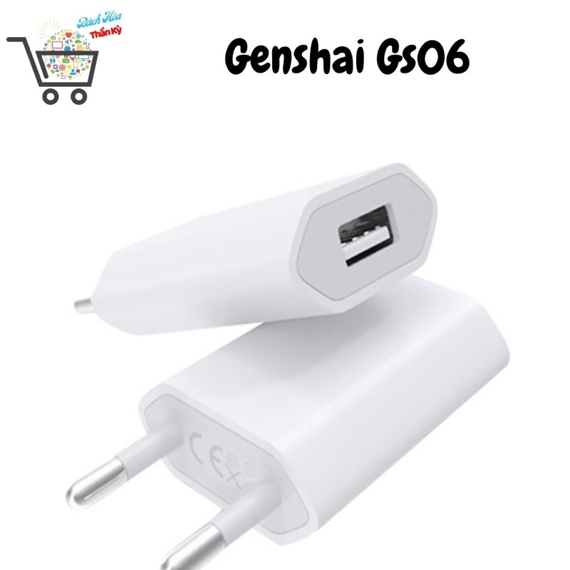 Củ Sạc Genshai Gs06 Chính Hãng, Sạc Tốt Dành Cho Điện Thoại Máy Tính Bảng