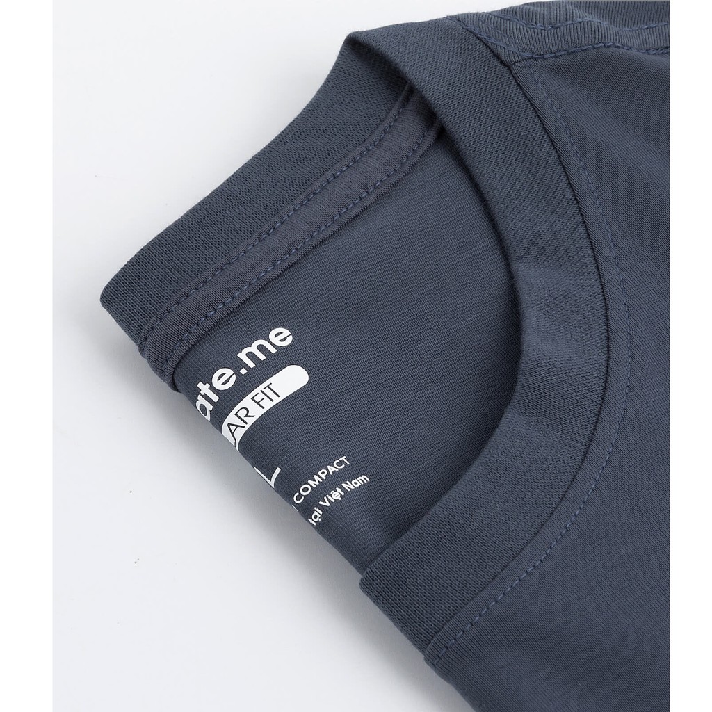 Áo thun nam Cotton Compact phiên bản Premium chống nhăn màu xanh lam thương hiệu Coolmate | BigBuy360 - bigbuy360.vn