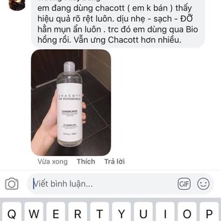 [HÀNG CTY + TEM PHỤ] TẨY TRANG CHACOTT 500ML - MẪU MỚI