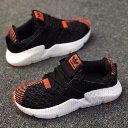 [KÈM HỘP MỘC] Giày Adidas Prophere màu đen sọc cam