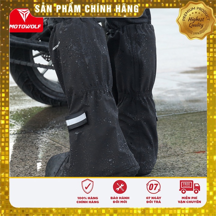Bọc giày ủng đi mưa chính hãng Motowolf