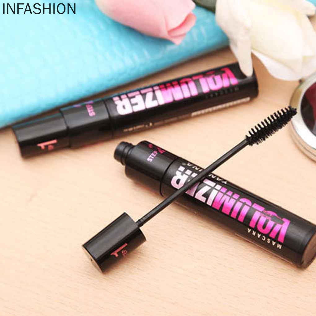 (Hàng Mới Về) Mascara Sợi 3d Màu Đen Kháng Nước Chuốt Mi Cong Vút Và Dài Hơn | BigBuy360 - bigbuy360.vn