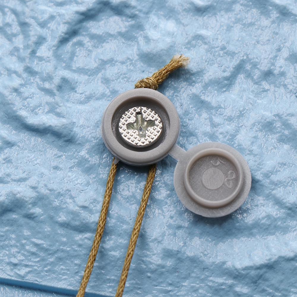 LONTIME 100Pcs Fold Snap Screw Cap Bolt Protective Cover Furniture Decor