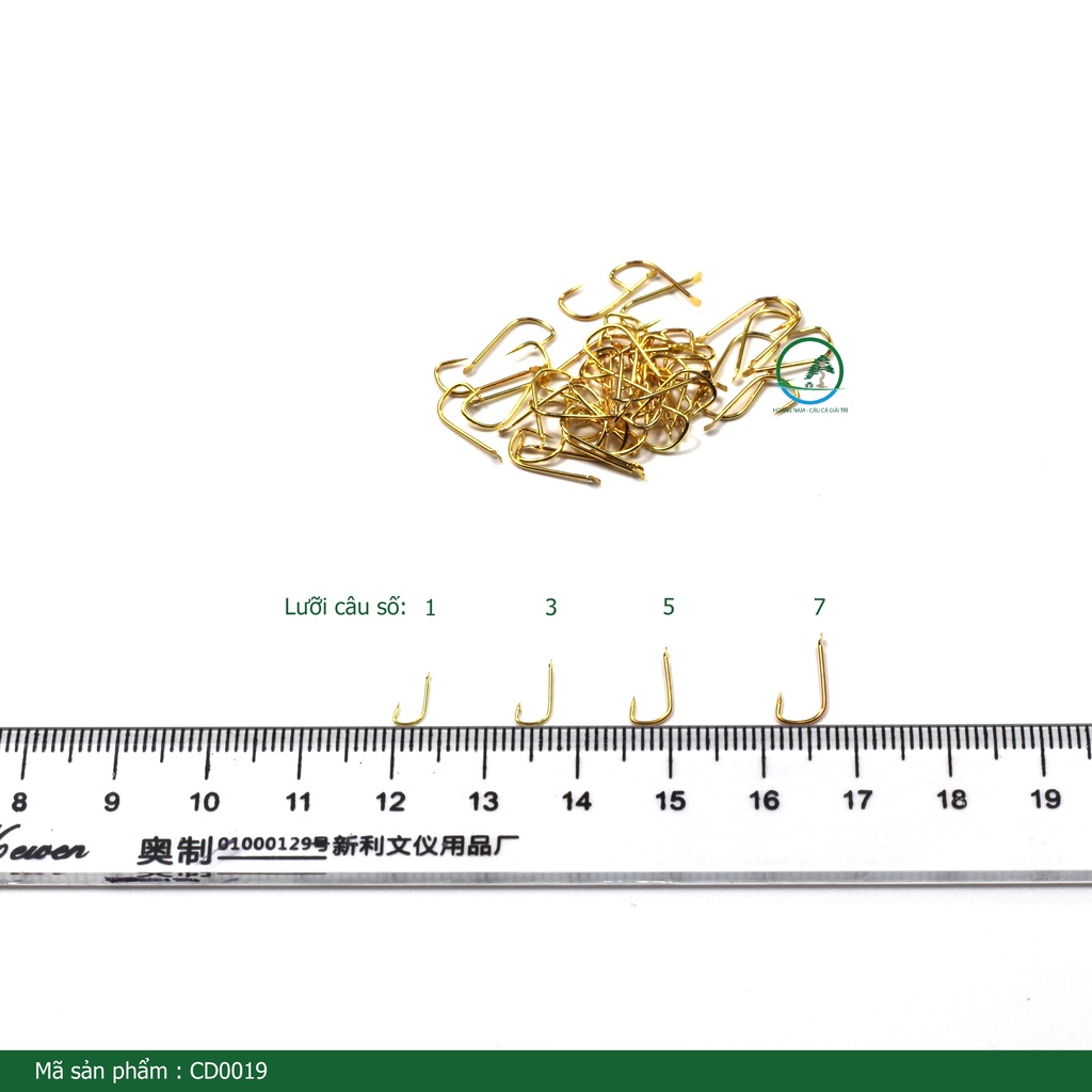 Móc câu Diếc, Chép, Rô >  Combo 50 chiếc móc câu CD0019