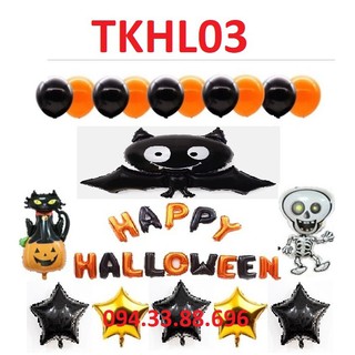 THANH LÝ NGHỈ BÁN - (có sẵn) FULL mẫu bóng trang trí Halloween 2019