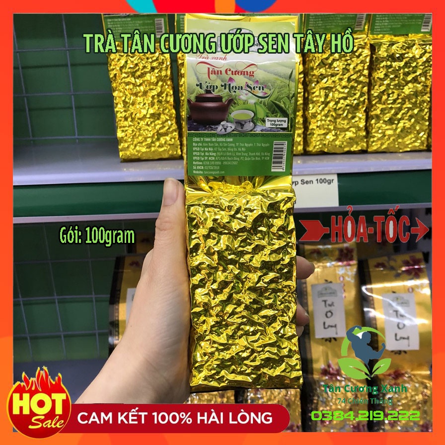 Trà Thái Nguyên Ướp Nhuỵ Sen Thương Hạng ❤️CÓ HOÁ ĐƠN GTGT❤️ Chè Thái Nguyên Ướp Sen Thượng Hạng Tân Cương Xanh