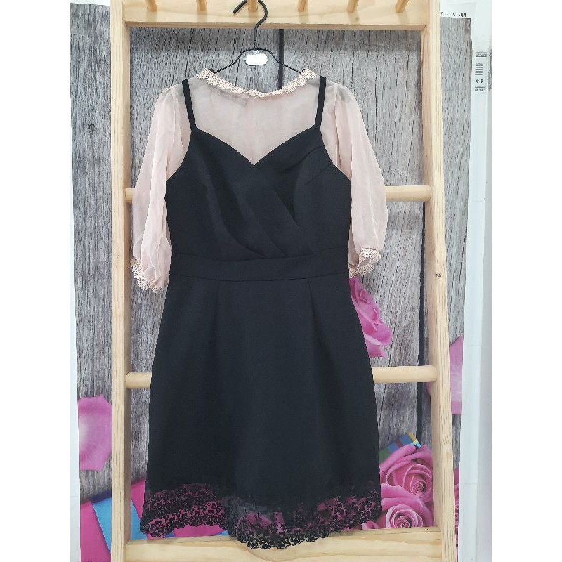 set jumsuit áo phối đầm
