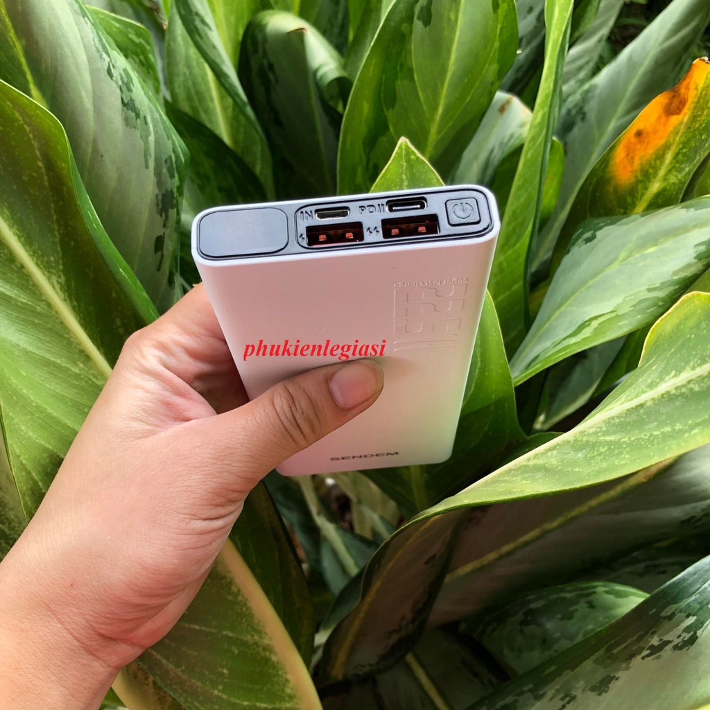 Pin SDP 10000MAH 22.5w Cổng PD Sendem PH03 hỗ trợ sạc nhanh nhiều chuẩn