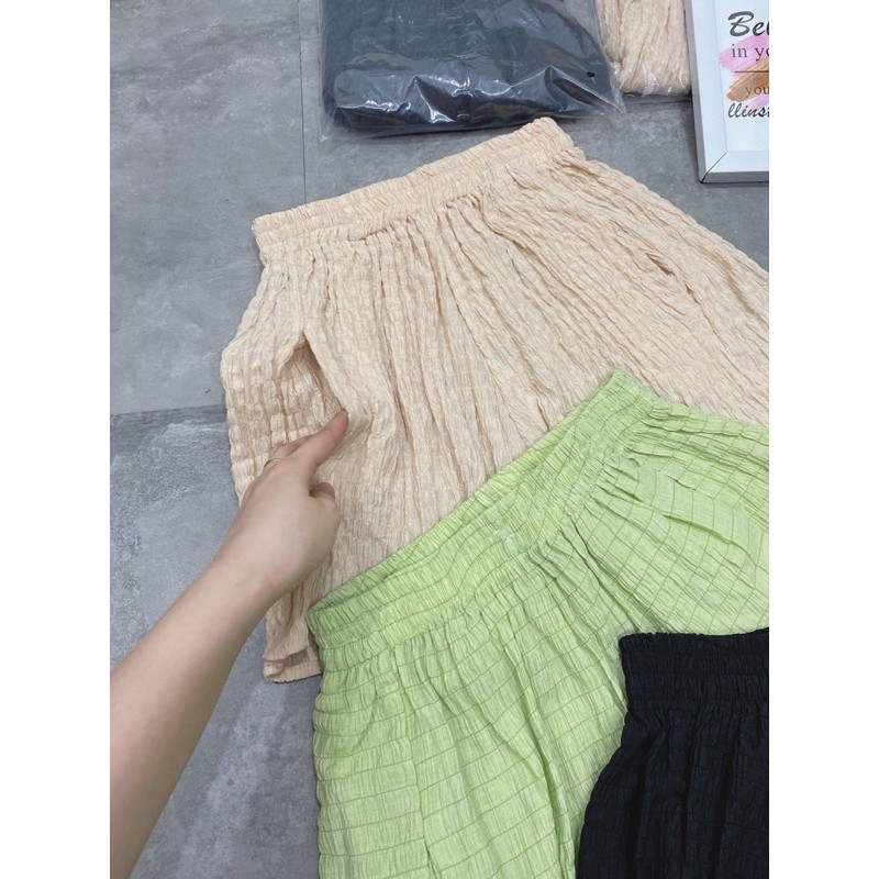 [Siêu Hot] Bộ Chun Ngực 3 Màu Áo Cộc Mix Quần Đùi Siêu Xinh Có Ảnh Thật Kèm Video | BigBuy360 - bigbuy360.vn