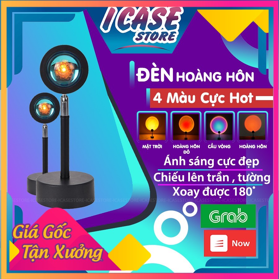 Đèn Led Trợ Sáng Livesteam 4 Màu Tiktok Hoàng Hôn, Cầu Vồng, Mặt Trời |Giahuong