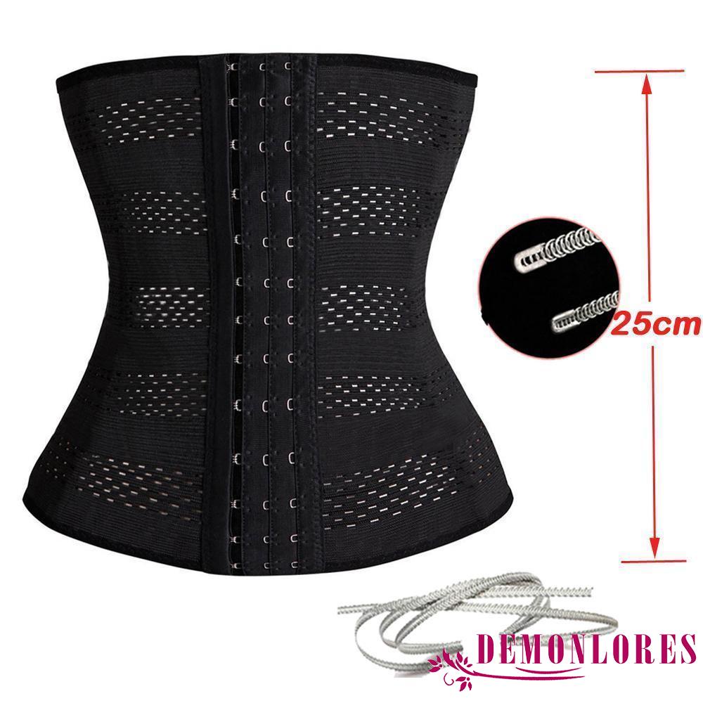 DEMQ-Women Corset, Waist Trainer Cincher Body Shaper, Slimmer Triple Breasted Corset, Postpartum/Daily Wear Tummy