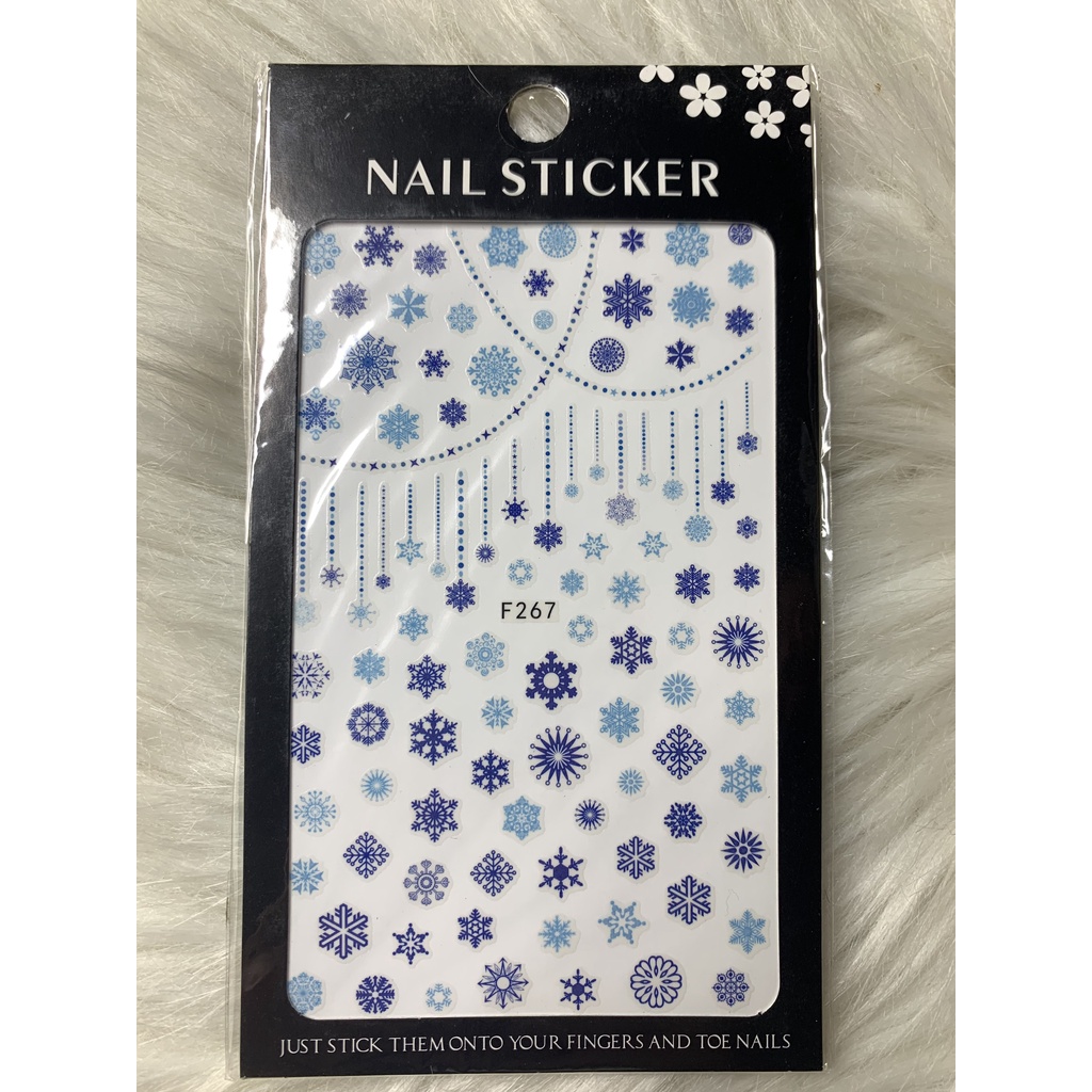 Sticker Trang Trí Móng Noel Siêu Đẹp 2