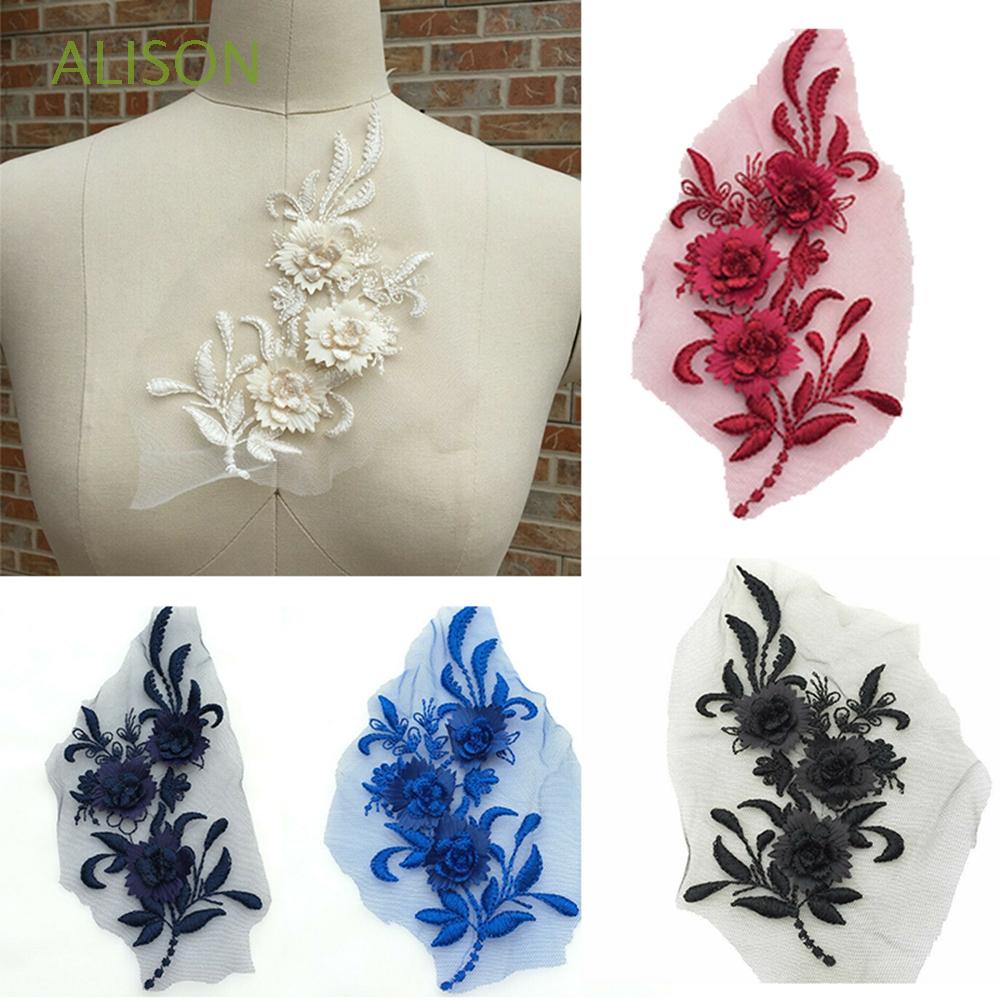 Vải Ren Thêu Hoa 3d Dùng Để Trang Trí Áo Cưới