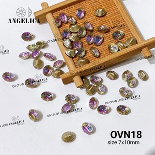 Set 5 viên đá hình ovan cao cấp trang trí móng