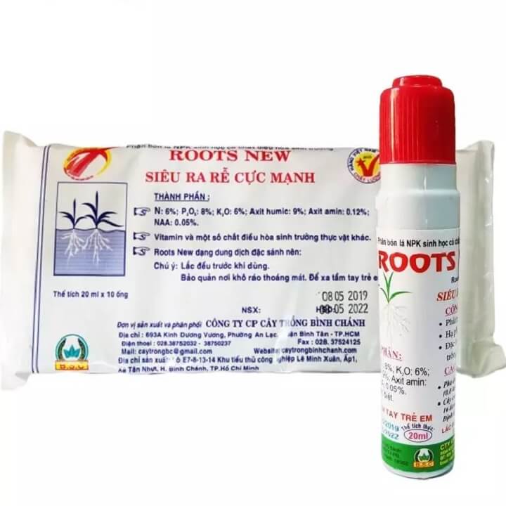 Phân bón vi lượng Bimix Super Roots New 20ml Siêu Ra Rễ Cực Mạnh,