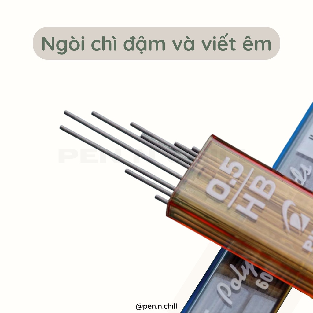 Ruột bút chì bấm Pilot Hi polymer cỡ ngòi 0.3/0.5/0.7mm