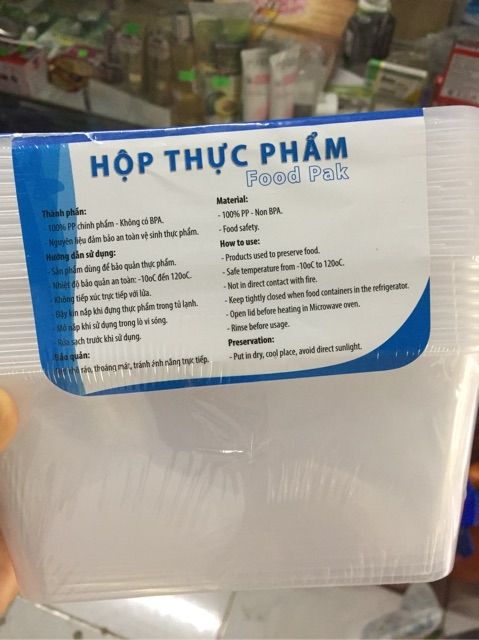 (Ảnh thật) 10 Hộp Thực Phẩm Kim Hưng (550ml, 650ml, 750ml, 1000ml)