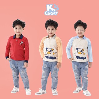 Áo Polo Bé Trai (1-9 Tuổi) K's Closet E001TEF / E002TEF TM