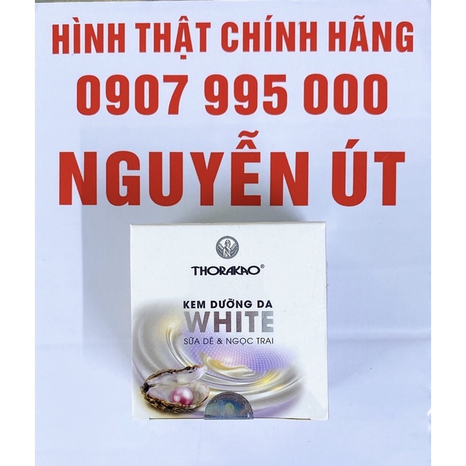 kem dưỡng da white sữa dê ngọc trai thorakao 30g