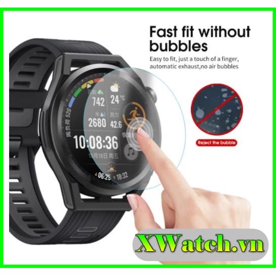 Kính cường lực cho Huawei Watch GT3 42 46mm trong suốt