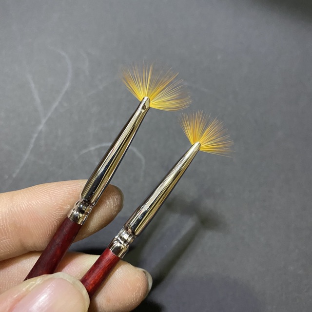 Cọ Quạt xoè dùng trang trí làm móng tay-chuyên làm nail