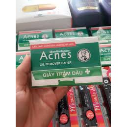 Giấy thấm dầu Acnes Oil Remover Paper (100 tờ)