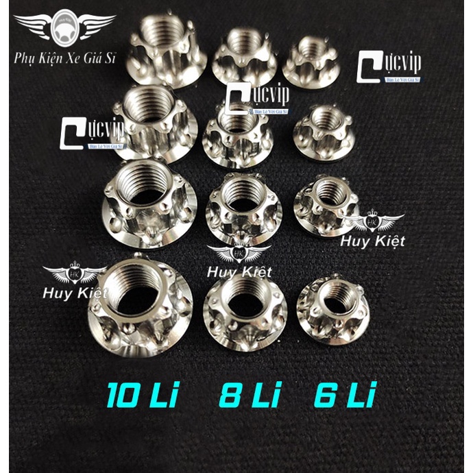 Tán Hở Salaya Inox 304 6Li 8Li 10Li Gắn Nhiều Vị Trí Trên Xe  MS5487