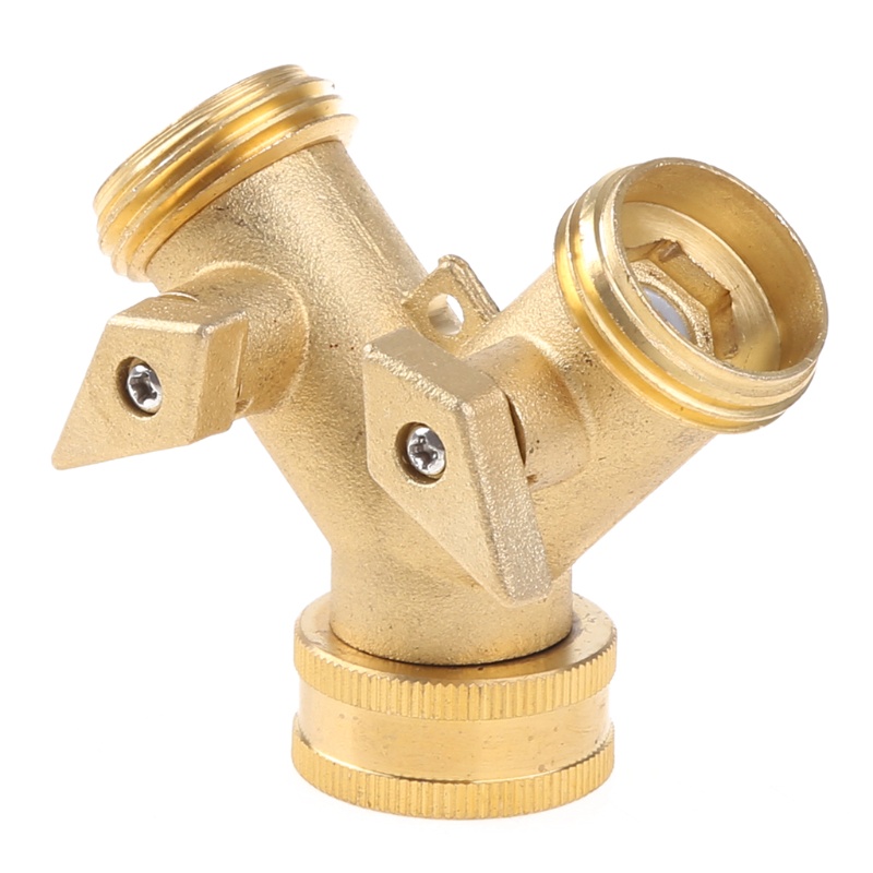 Đầu Nối Ống Nước Máy Giặt Hai Chiều 3 / 4 &quot;Bằng Đồng Thau Hình Chữ Y