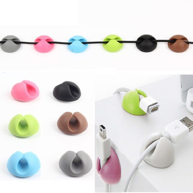 Giá Đỡ Sắp Xếp Dây Cáp Gọn Gàng Để Bàn Tiện Dụng