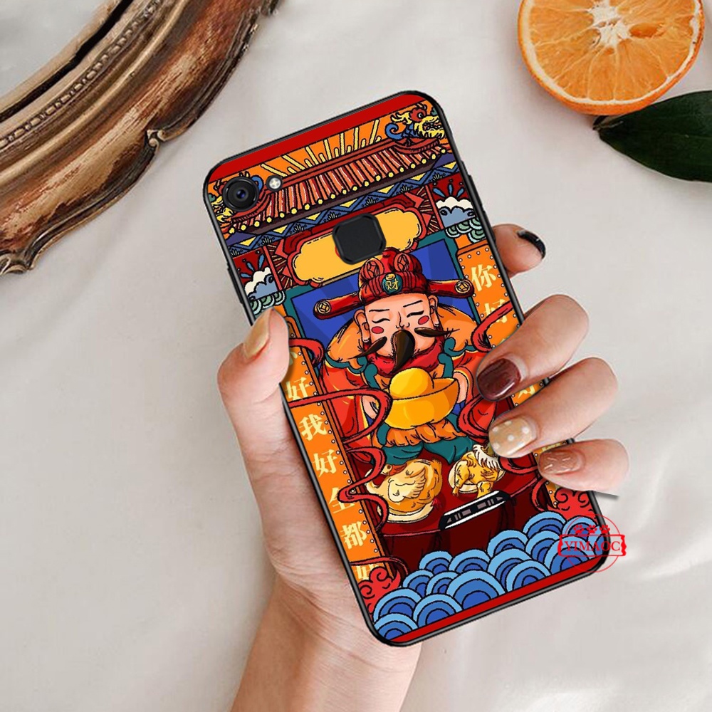 Ốp Điện Thoại Dẻo Họa Tiết Chú Mèo Thần Tài Cho Vivo Y5S Y11 Y11S Y12S Y20i Y20S Y20 Y30 Y17 Y12 Y15 Y19 Y20 Y21 Y33S Y21S 28Q