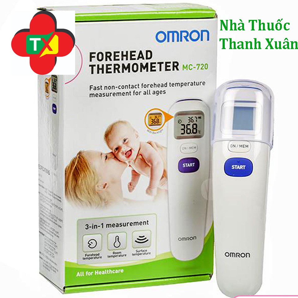 Nhiệt kế điện tử đo trán Omron MC -720
