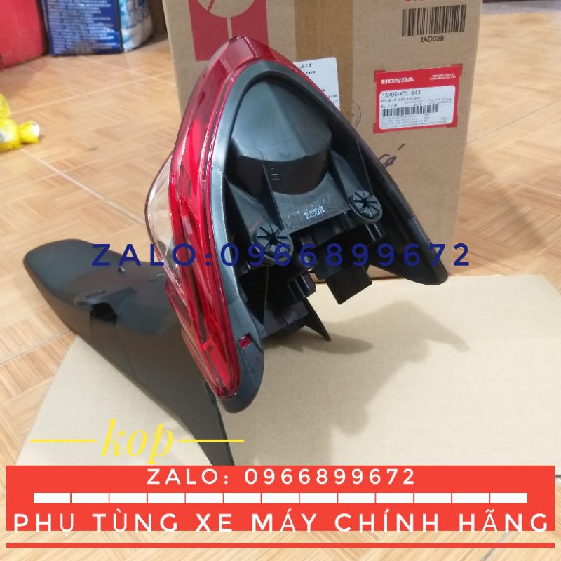 Đèn hậu và chắn bùn sau wave A/ S / RS 100 chính hãng honda (-10%)