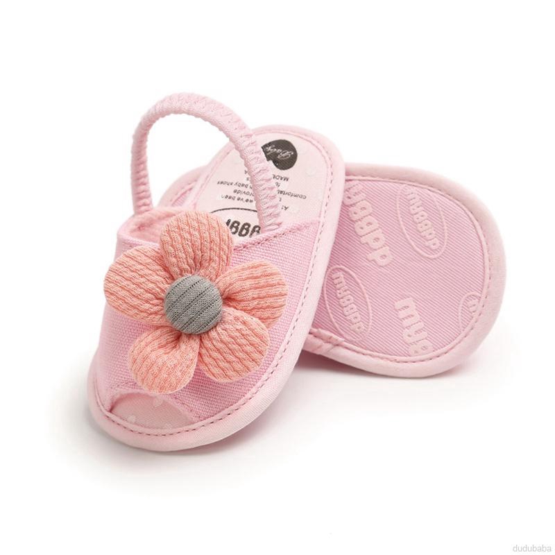 Giày Sandal Đế Mềm Chống Trượt Cho Bé Gái Từ 0-18 Tháng Tuổi