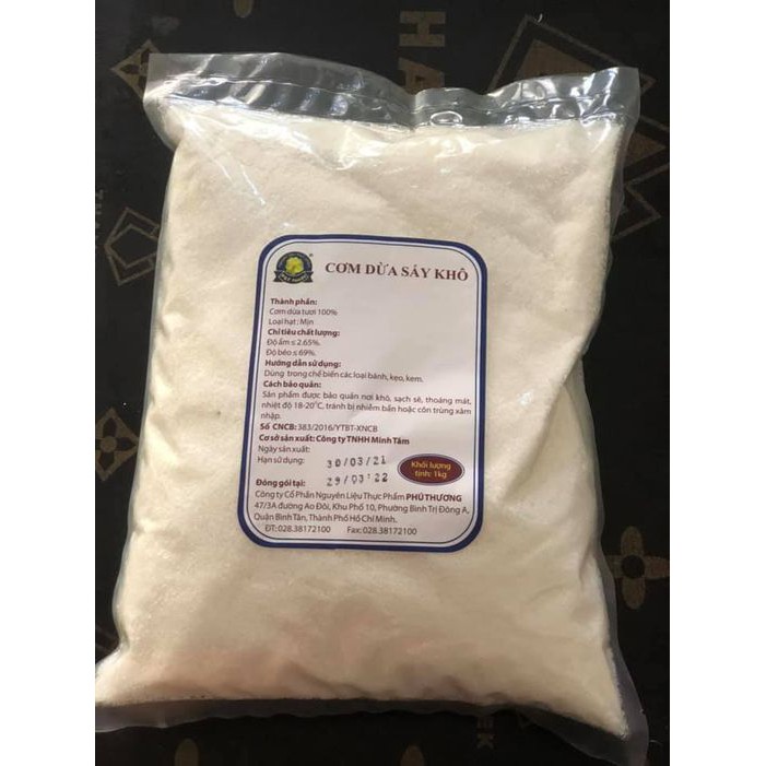 Cơm Dừa sấy khô Phú thương 1kg