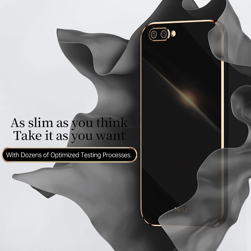 Ốp Lưng Silicone Mềm Trong Suốt Viền Màu Cho OPPO R11 R10 R11S Plus