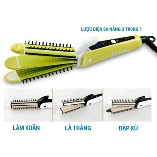 Máy tạo kiểu tóc 3 in 1 Nova làm xoăn - là thẳng - dập xù.
