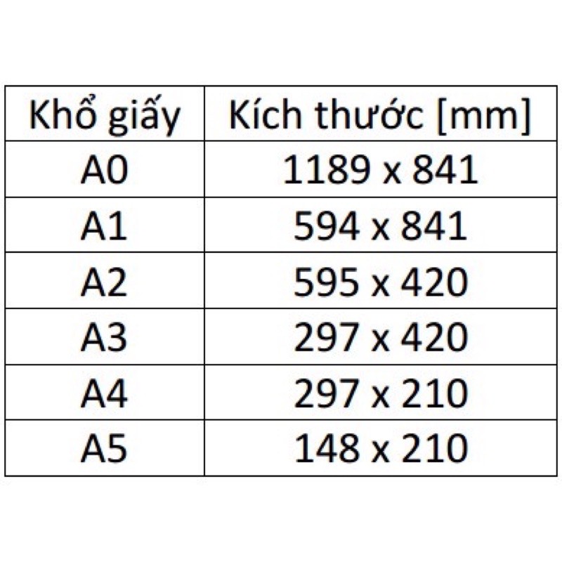 Giấy A4 Kraft / xi măng xấp 100 tờ