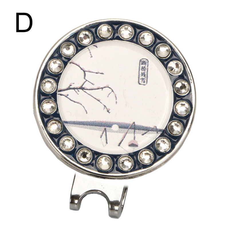 Qq * Bút marker kẹp mũ có bút marker bóng đánh golf từ tính