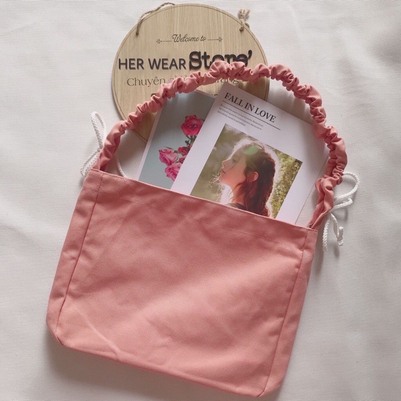 [QUÀ TẶNG LÀ GÓI XẢ VẢI BẠN NHÉ] Túi vải canvas đeo chéo, Túi tote nữ ulzzang cực đẹp