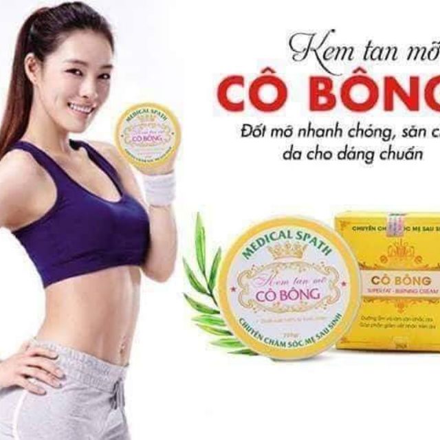 Kem tan mỡ cô bông