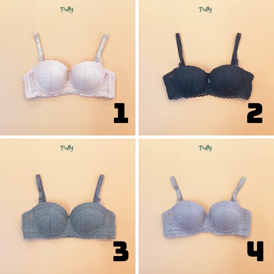 Áo lót ren nữ, áo ngực ren nữ có gọng đệm mỏng quả ngang cúp B 34/36/38 cao cấp - PULLY SHOP | BigBuy360 - bigbuy360.vn