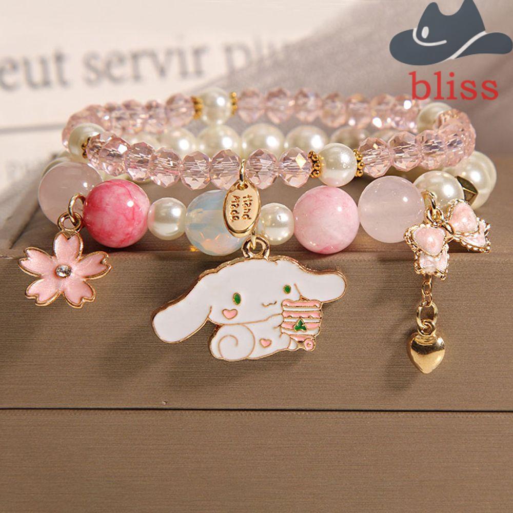 Bliss Phụ Nữ|Vòng Tay Chuỗi Hạt Tròn Màu Sắc Đơn Giản Xinh Xắn