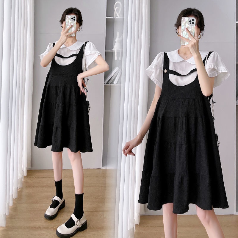 Hàng Có Sẵn Bán Chạy Set Áo Sơ Mi Cổ Búp Bê Ôm Dáng Mặc Trong Cho Phụ Nữ Mang Thai