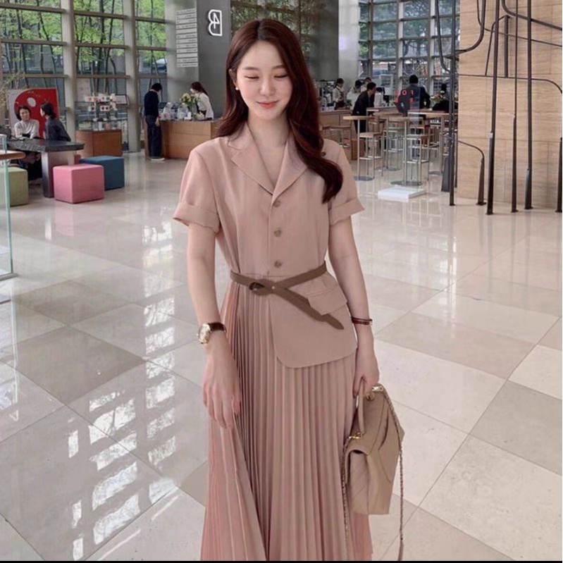 Set áo váy phong cách công sở cho nữ