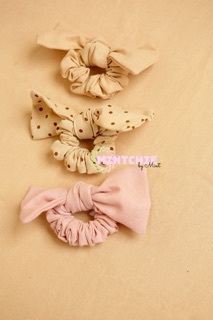Đồ cột tóc - Scrunchies - Nơ nhiều màu