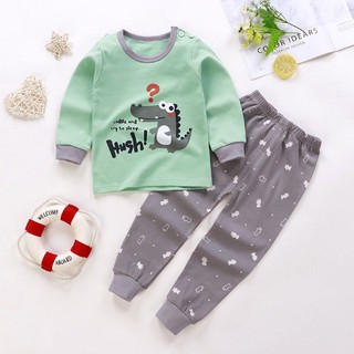 Bộ Cotton 2 Lớp Cổ 3 Phân Cho Bé Trai Gái